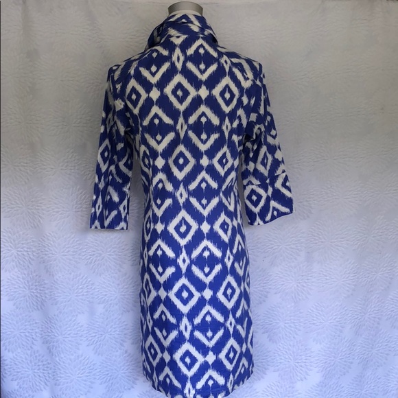 Tori Richard Honolulu 100% cotton shirt dress Sz 2 - Picture 3 of 4